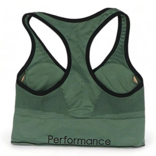 Green Solid Sports Bra – Unclaimed Baggage