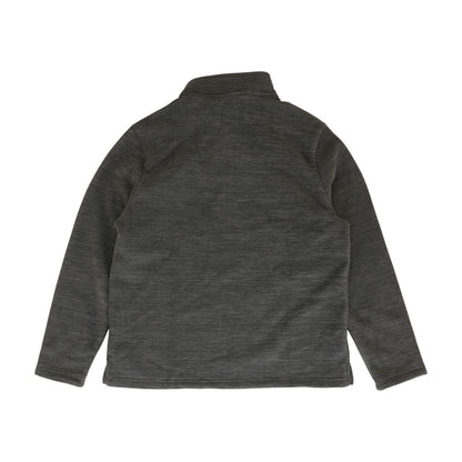 Gray Solid 1/4 Zip Pullover