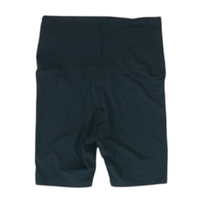 Black Solid Active Shorts