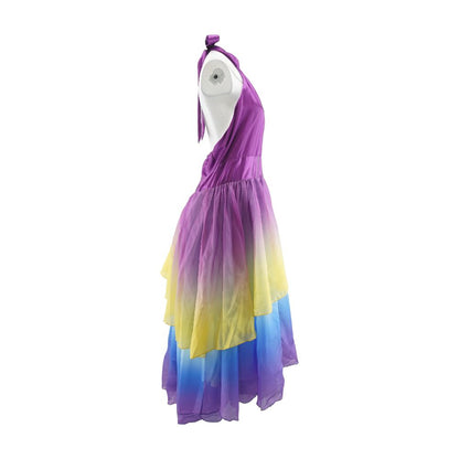 Purple Tie Dye Maxi Dress