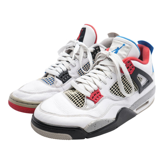 Jordan 4 Retro,What The, CI1184-146 White High Top Sneaker