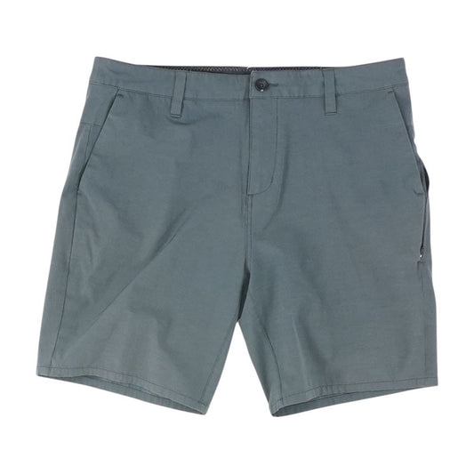 Gray Solid Chino Shorts