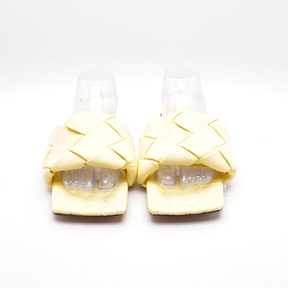 The Lido Flat Yellow Casual Slide Sandals