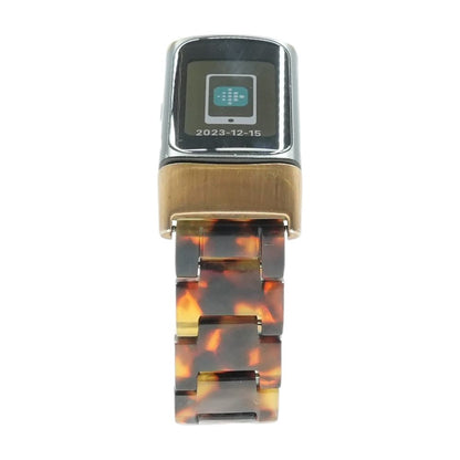 Charge 6 Black Activity Tracker Brown Band M