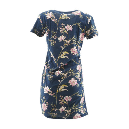 Navy Floral Mini Dress