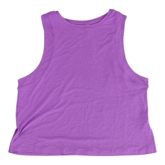 Purple Solid Active Tank