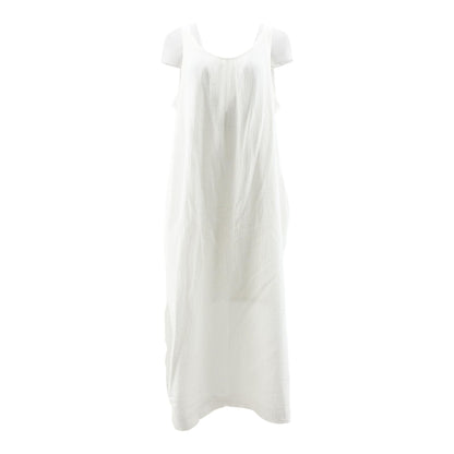 White Solid Maxi Dress