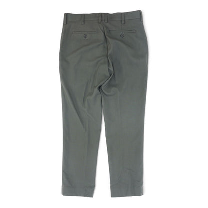 Gray Solid Chino Pants