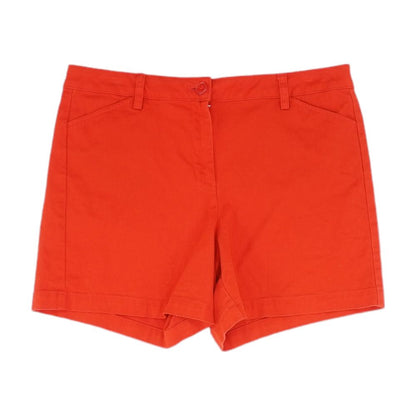 Red Solid Shorts