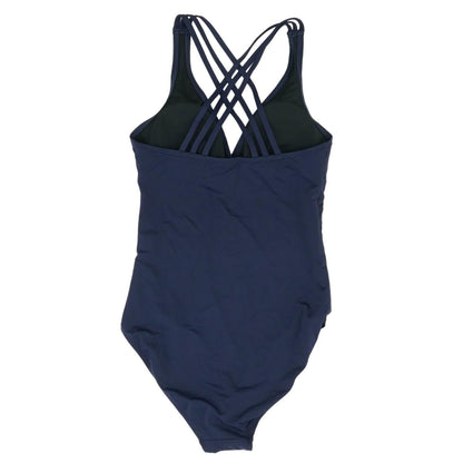 Blue Solid One-Piece