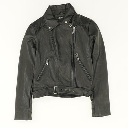 Black Faux Leather Jacket