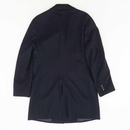 Navy Topcoat Coat