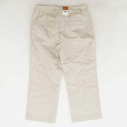 Tan Solid Pants