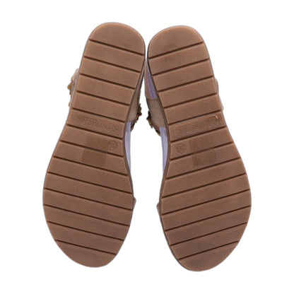 Bronze Flat Sandals