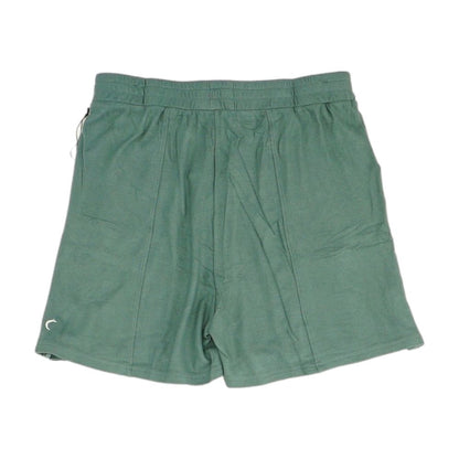 Green Solid Active Shorts