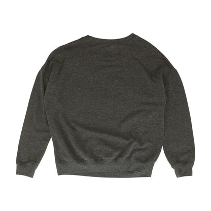 Gray Solid Sweatshirt