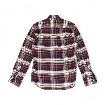 Red Plaid Long Sleeve Button Down