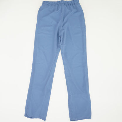 Blue Solid Pants