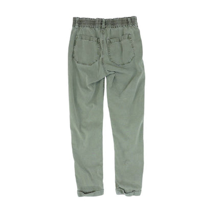 Green Solid Pants