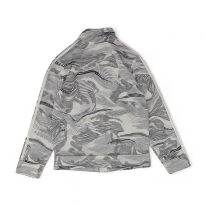 White Graphic Active Jacket