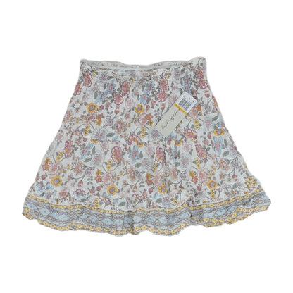 Multi Floral Mini Skirt