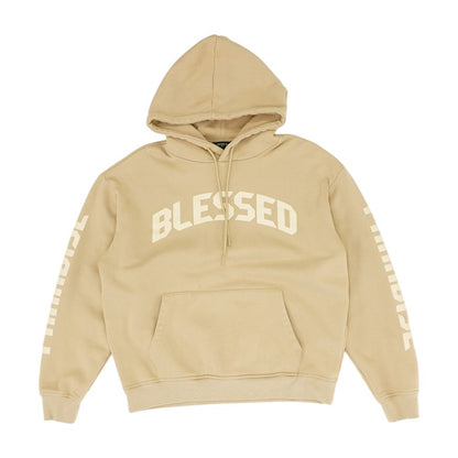 Tan Graphic Hoodie Pullover