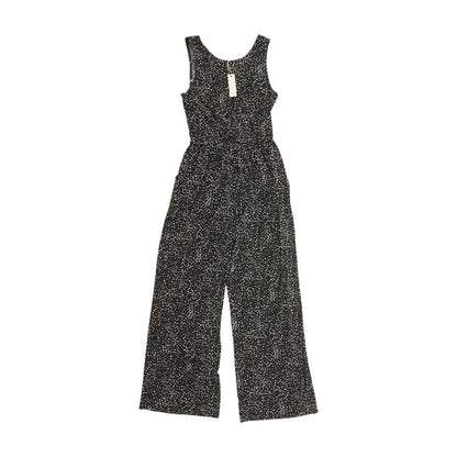 Black Animal Print Jumpsuit