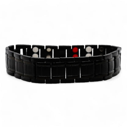 Black Stainless Steel Electromagnetic Link Bracelet