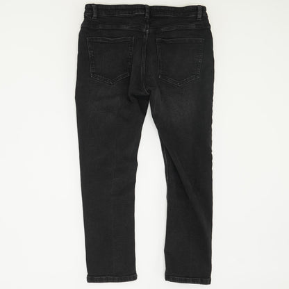 Black Solid Slim Jeans