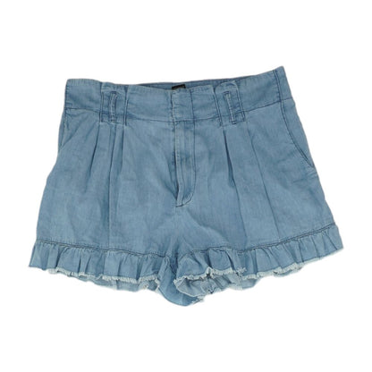 Blue Solid Shorts