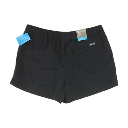 Black Solid Active Shorts