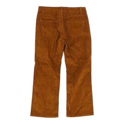 Brown Solid Five Pocket Pants