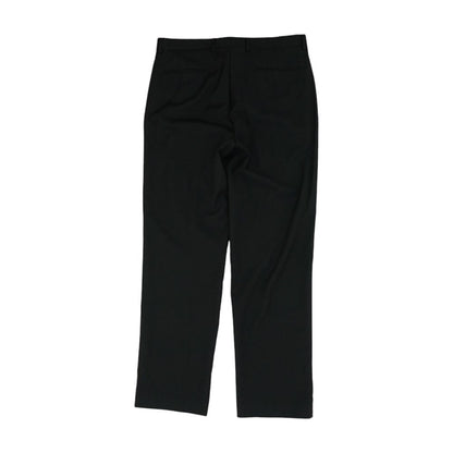 Black Solid Chino Pants