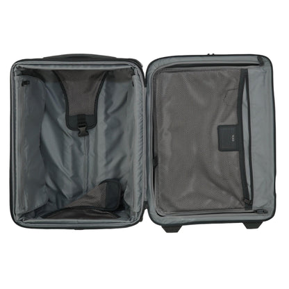 Black Softside International Expandable 4 Wheeled Carry-On