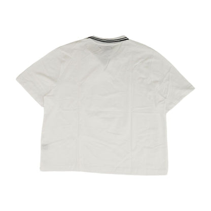 White Solid Short Sleeve Polo