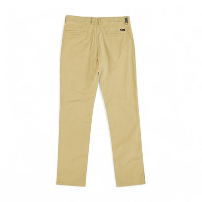 Khaki Solid Chino Pants