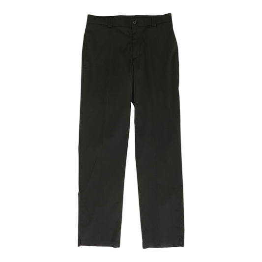 Black Solid Dress Pants