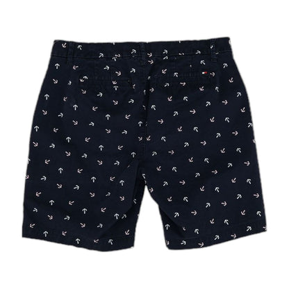 Navy Graphic Chino Shorts