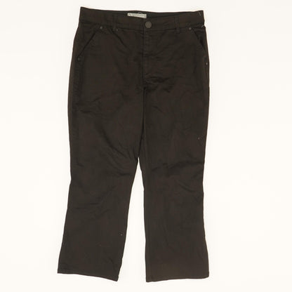 Black Solid Chino Pants