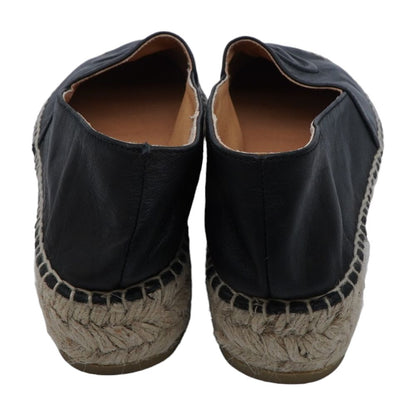 Black Espadrille Flats