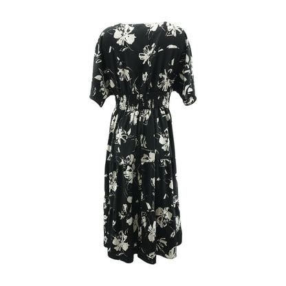 Black Floral Maxi Dress