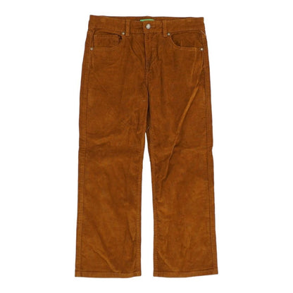 Brown Solid Five Pocket Pants