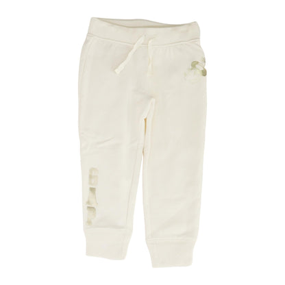 Ivory Solid Active Pants