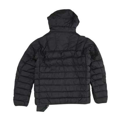 Navy Solid Puffer Jacket