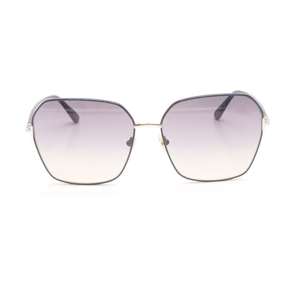 Black Claudia-02 Square Sunglasses