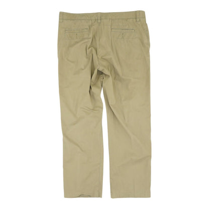 Khaki Solid Chino Pants