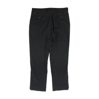 Black Solid Dress Pants