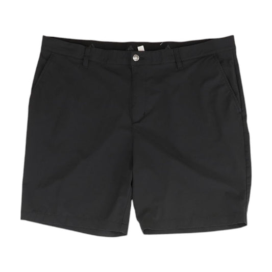 Black Solid Active Shorts