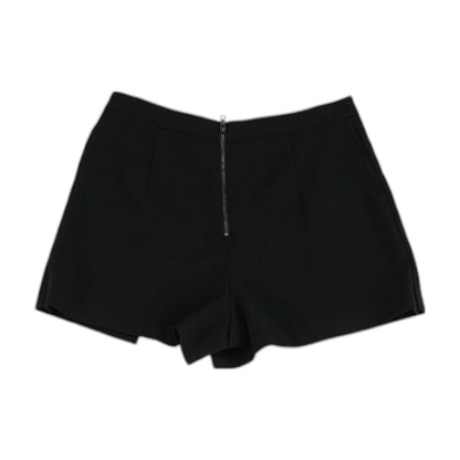 Black Solid Shorts