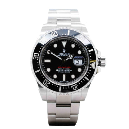 Men's Sea Dweller Black Ceramic Bezel Automatic Stainless Steel Watch